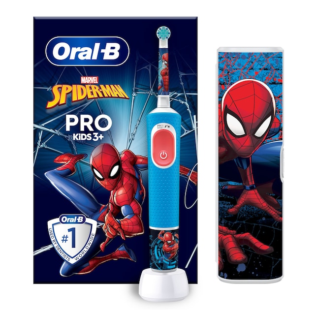 Imagen 0 de Cepillo eléctrico recargable para niños Oral b - Braun Vitality Spiderman