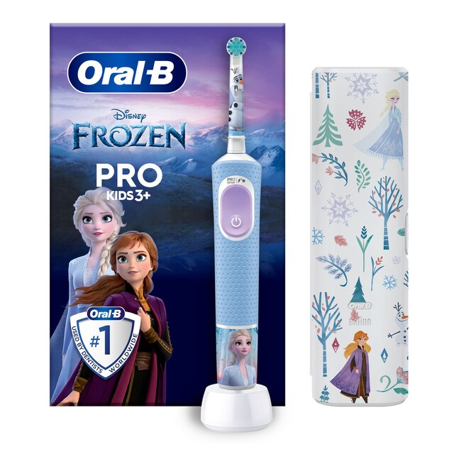 Imagen 0 de Cepillo eléctrico recargable para niños Oral b - Braun Vitality Frozen