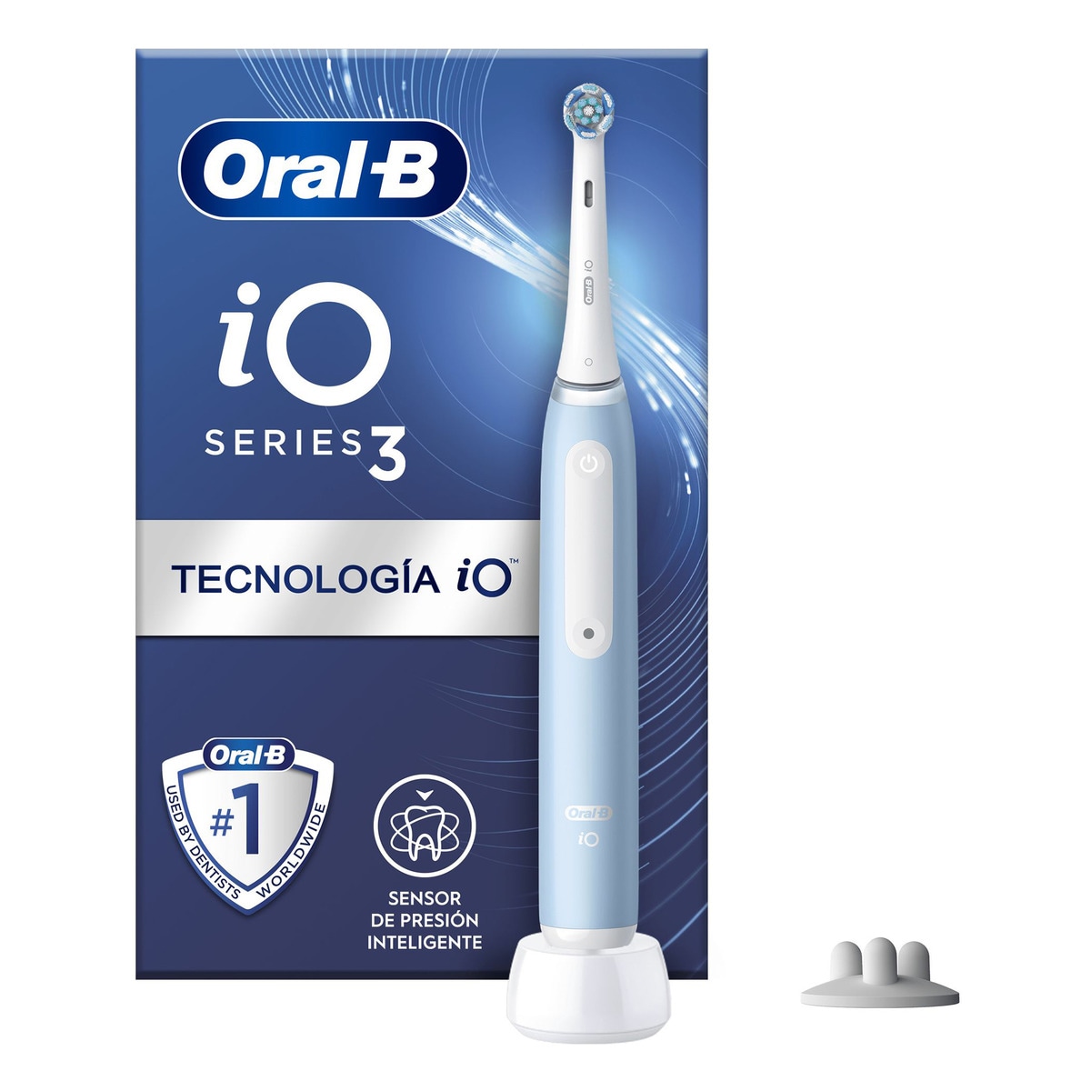 Escova de Dentes Elétrica Oral B Braun iO3 Recarregável - Azul Azul-2