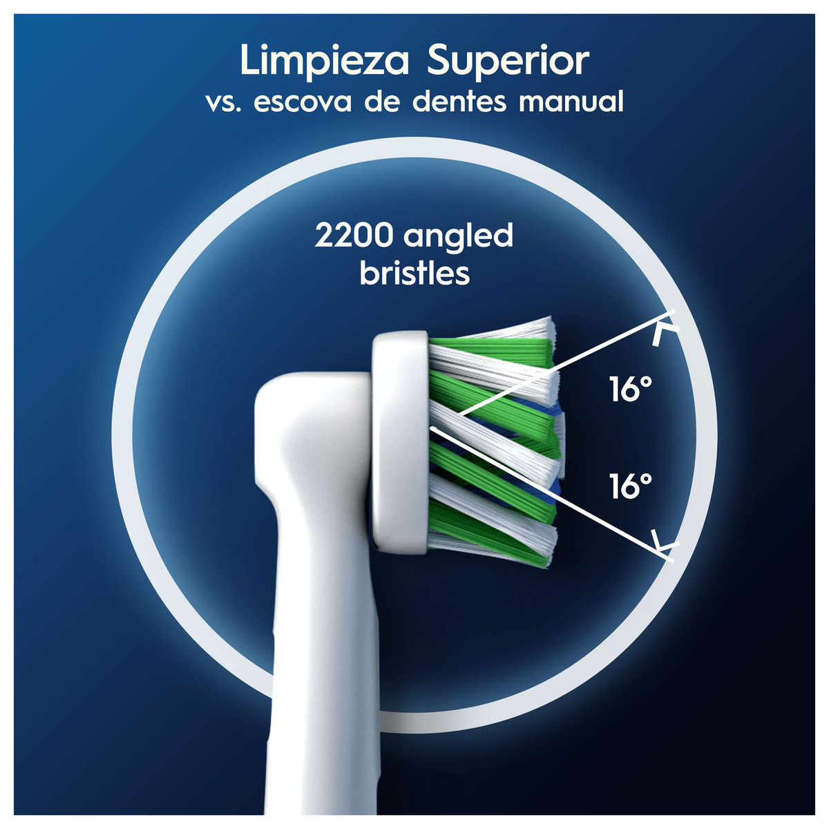 Pack de 6 cabezales de recambio Oral b - Braun Cross Action 4