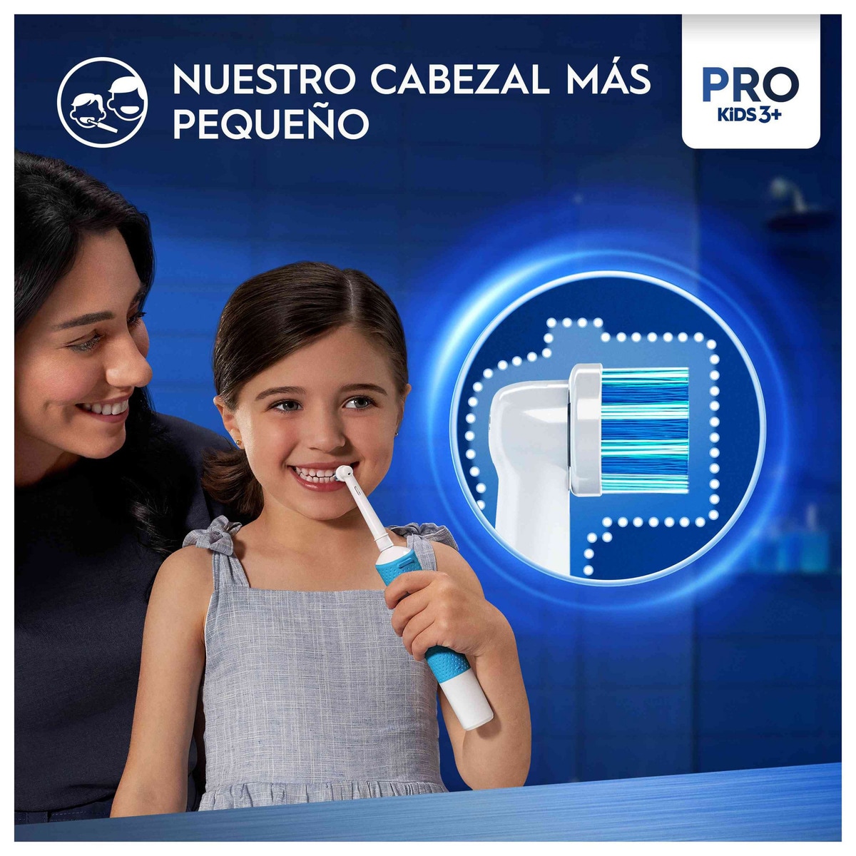Pack de 4 cabezales de recambio Oral b - Braun Kids Frozen 4