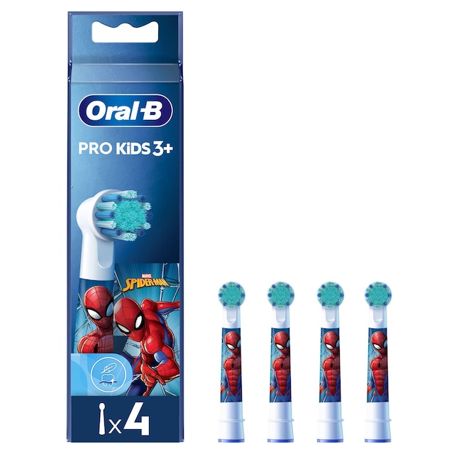 Imagen 0 de Pack de 4 cabezales de recambio Oral b - Braun Kids Spiderman