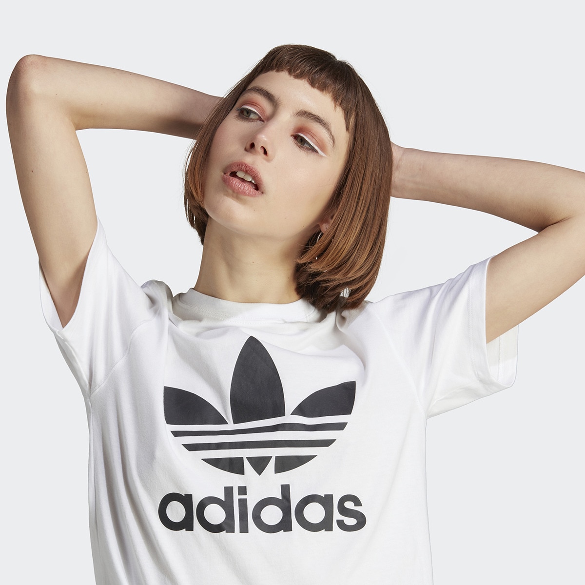 T-shirt Adicolor Classics Trefoil Originals Branco-3