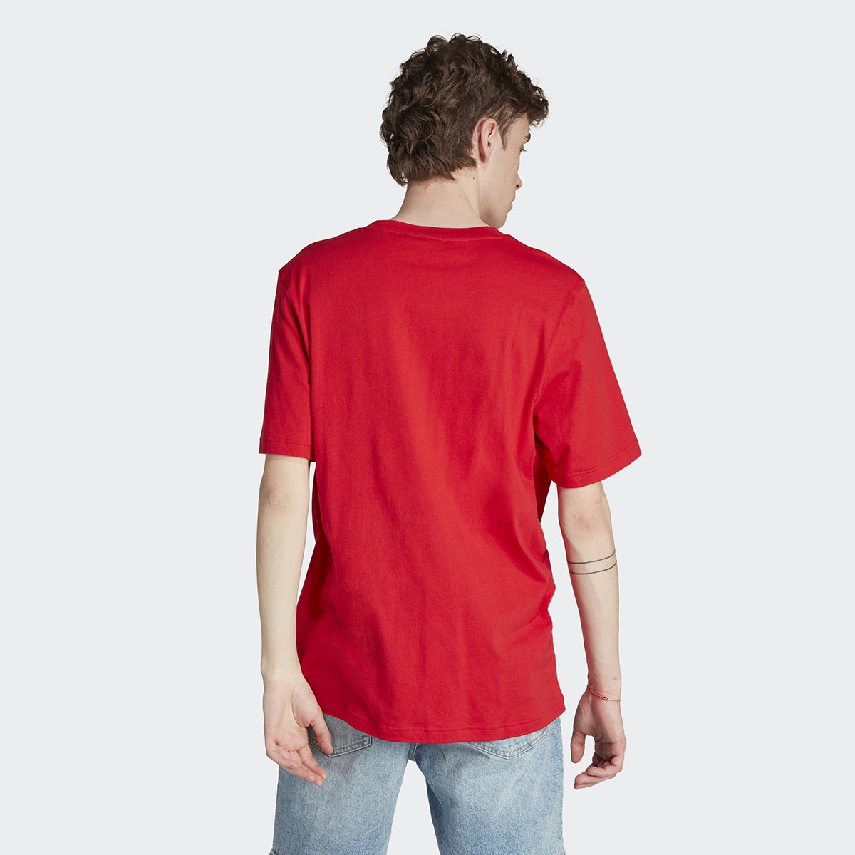T-shirt de Homem Trefoil Essentials Originals Vermelho-2