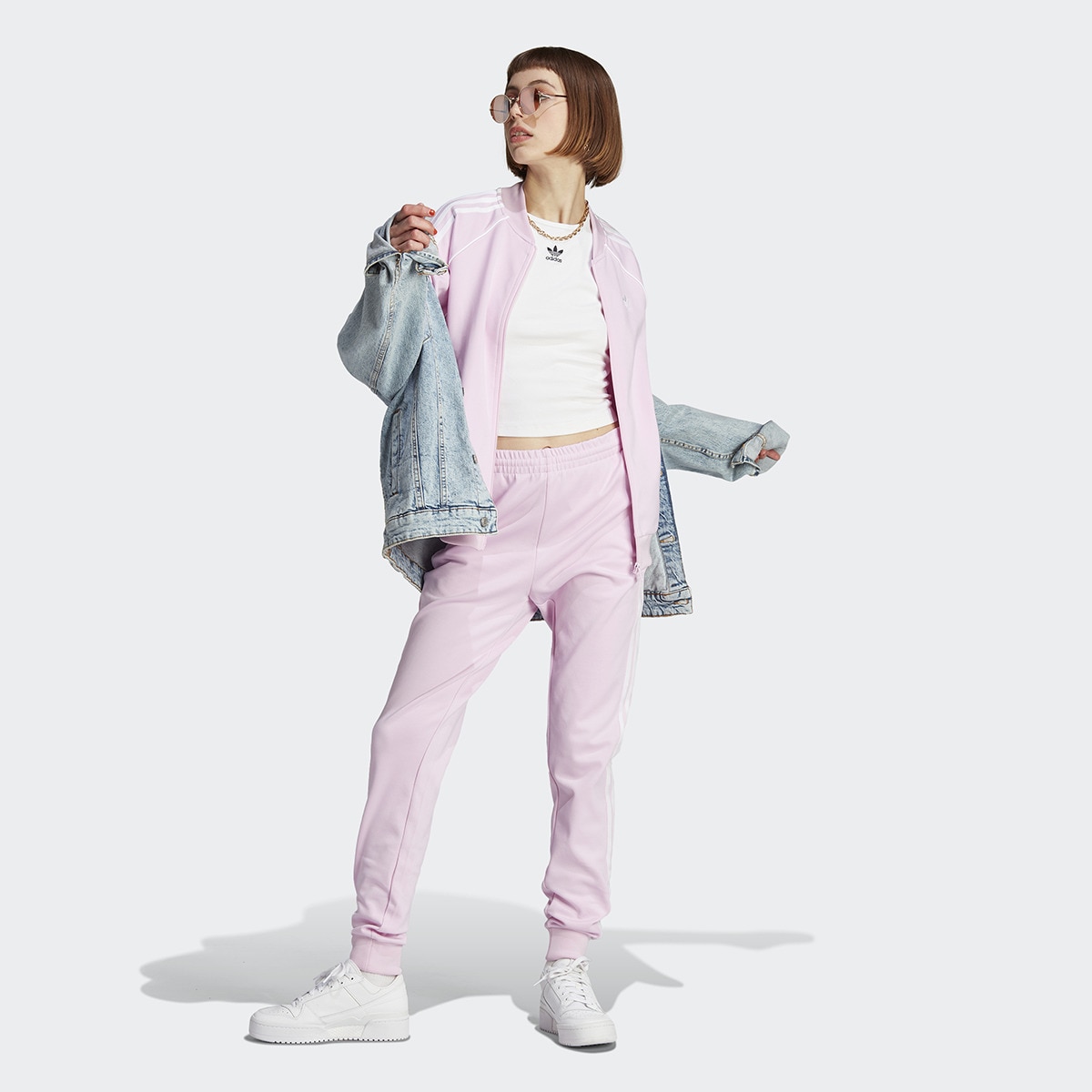 Casaco de Mulher SST Adicolor Classics Originals Rosa-5