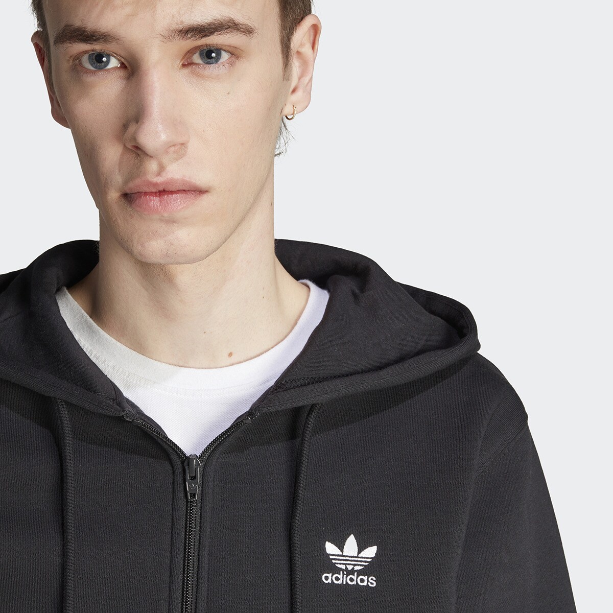 Sweatshirt Trefoil Essentials Originals Preto-4