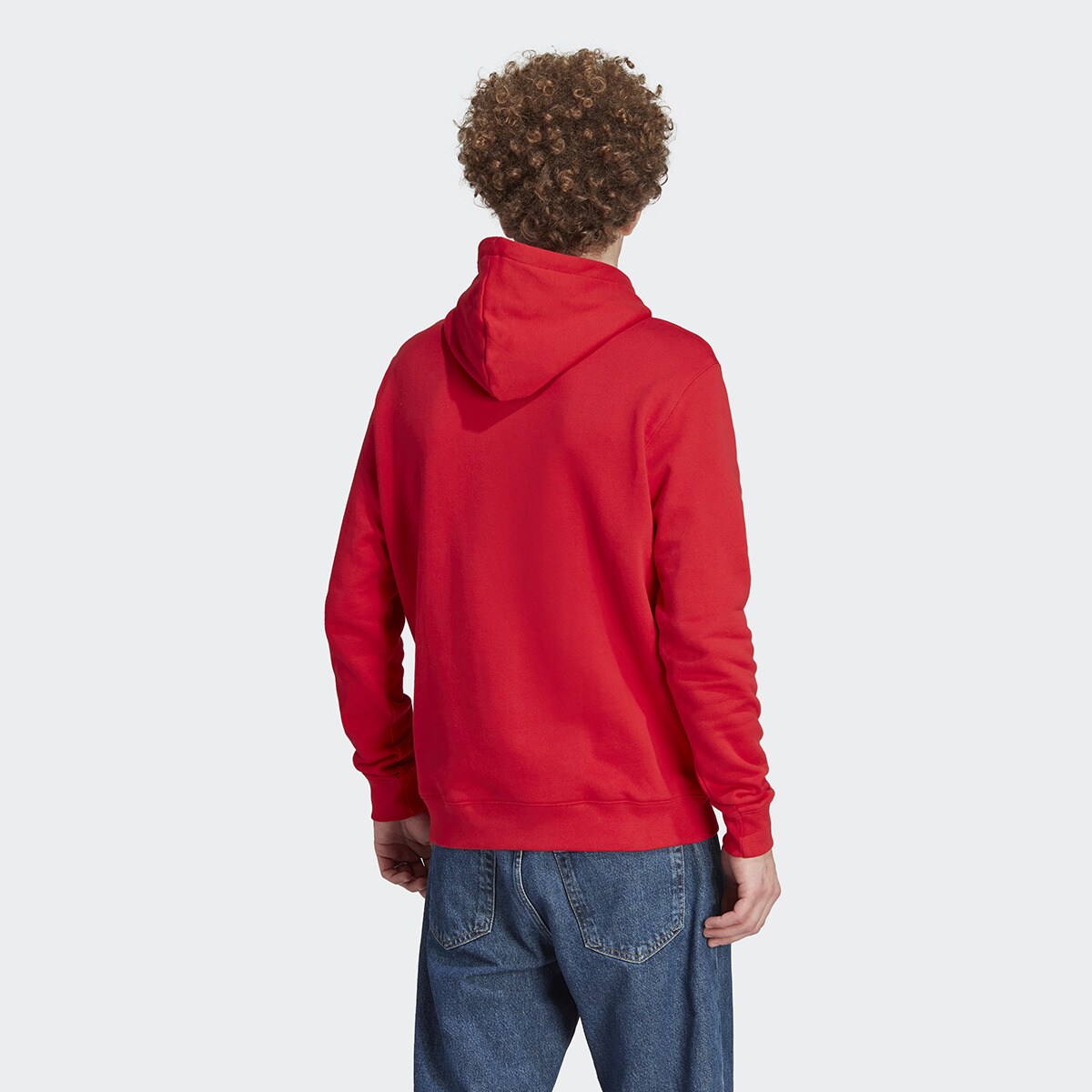 Sweatshirt de homem Adicolor Classics Trefoil adidas Originals Vermelho-2