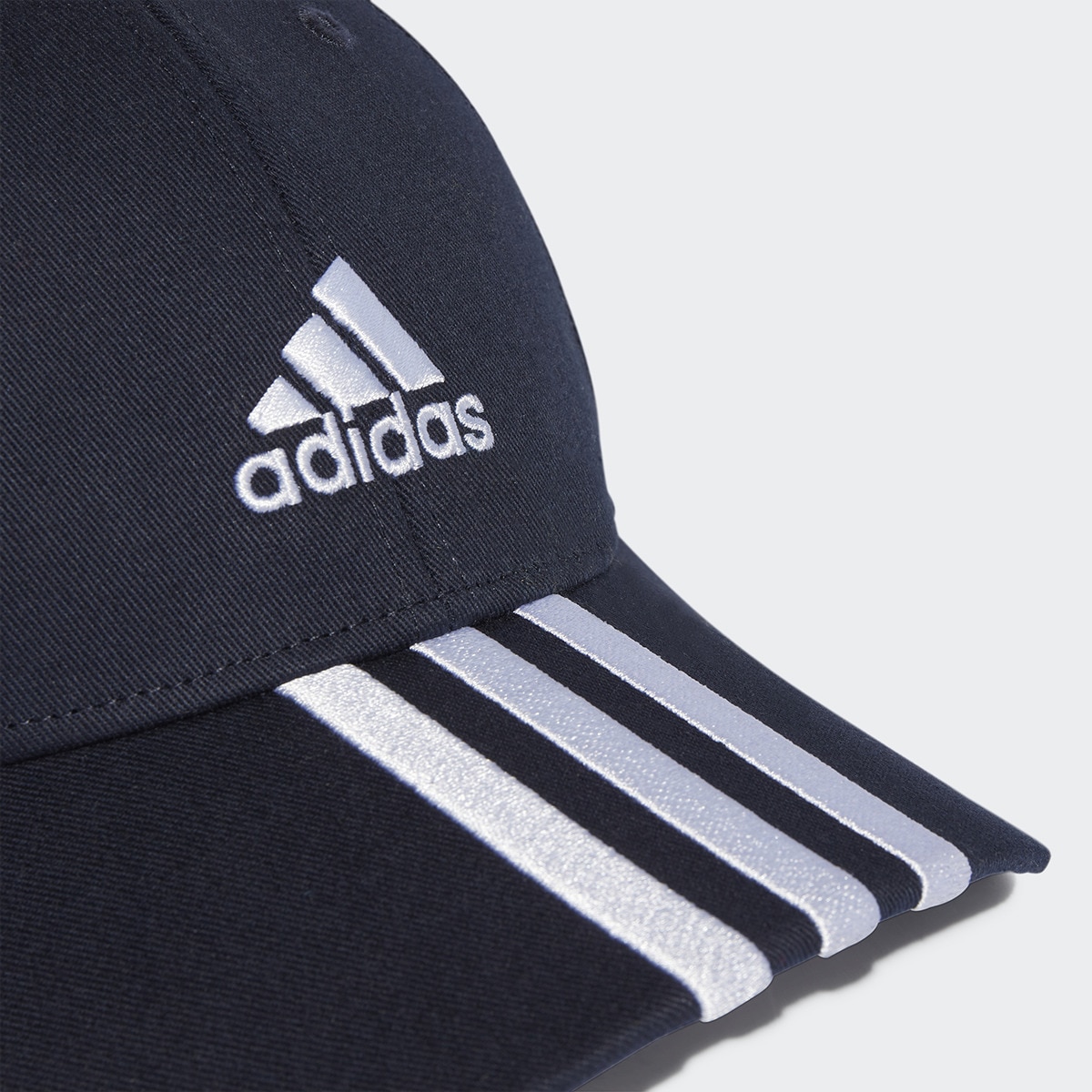 Boné Cotton Twill Baseball 3 Faixas Azul-marinho-4