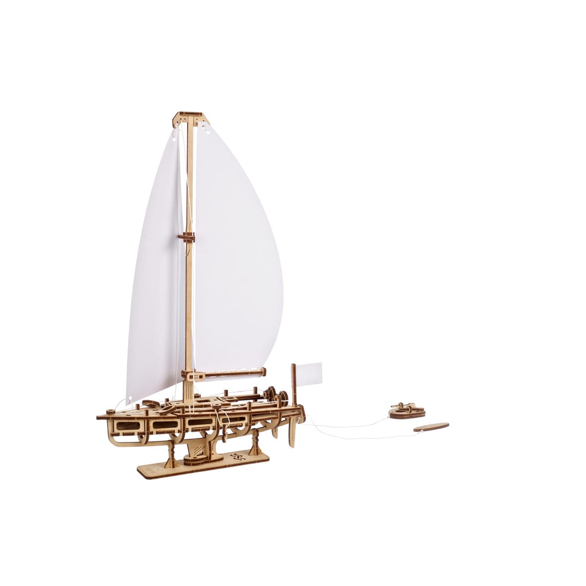 Maqueta para montar Ugears Ocean beauty yacht 4