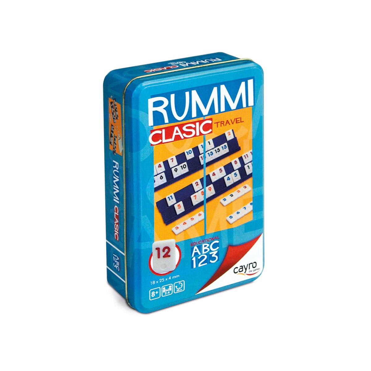 Rummi Clasic Cayro Viaje Caja Metal 1