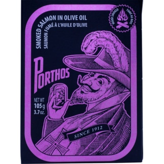 Salmão Fumado em Azeite lata 105 g - Porthos