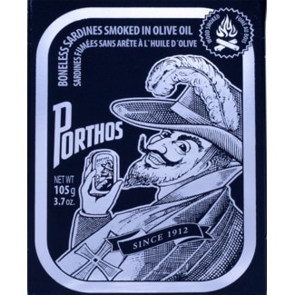 Sardinhas sem Espinhas Fumado em Azeite lata 105 g - Porthos