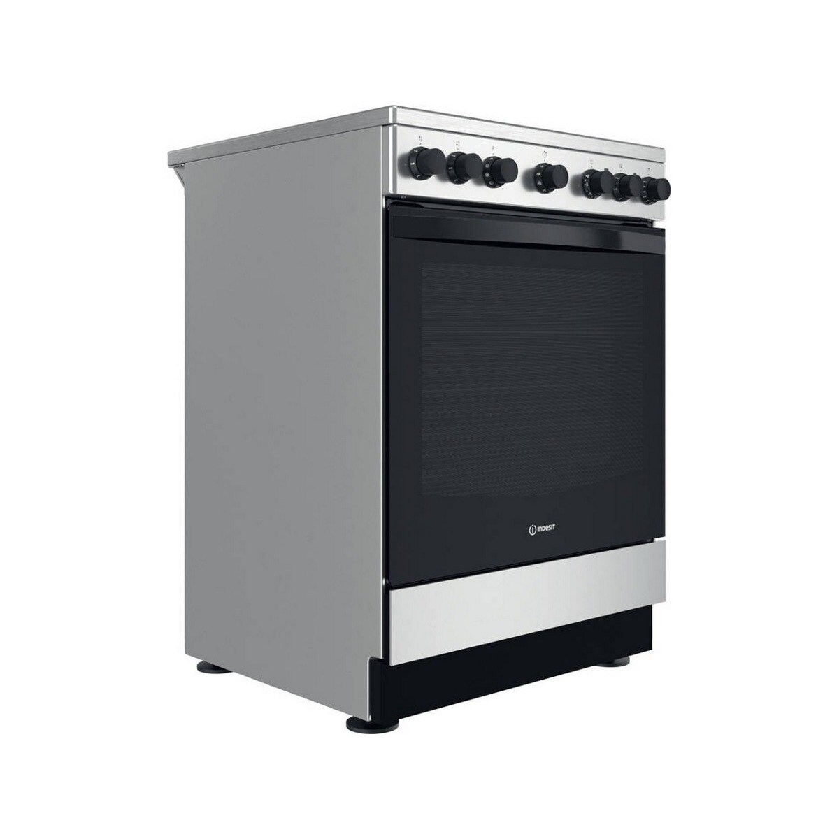 Fogão Elétrico com Placa de Vitrocerâmica Indesit S67V5PHX/E Forno Hidrolítico de 69 Litros, 4 Zonas e de 60 cm - Inox Inox-3