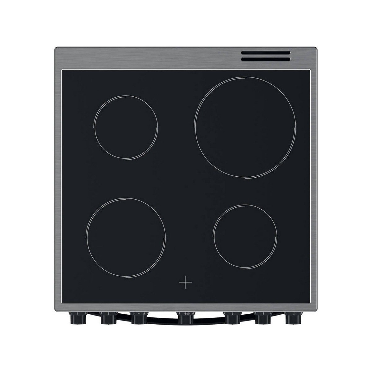 Fogão Elétrico com Placa de Vitrocerâmica Indesit S67V5PHX/E Forno Hidrolítico de 69 Litros, 4 Zonas e de 60 cm - Inox Inox-2