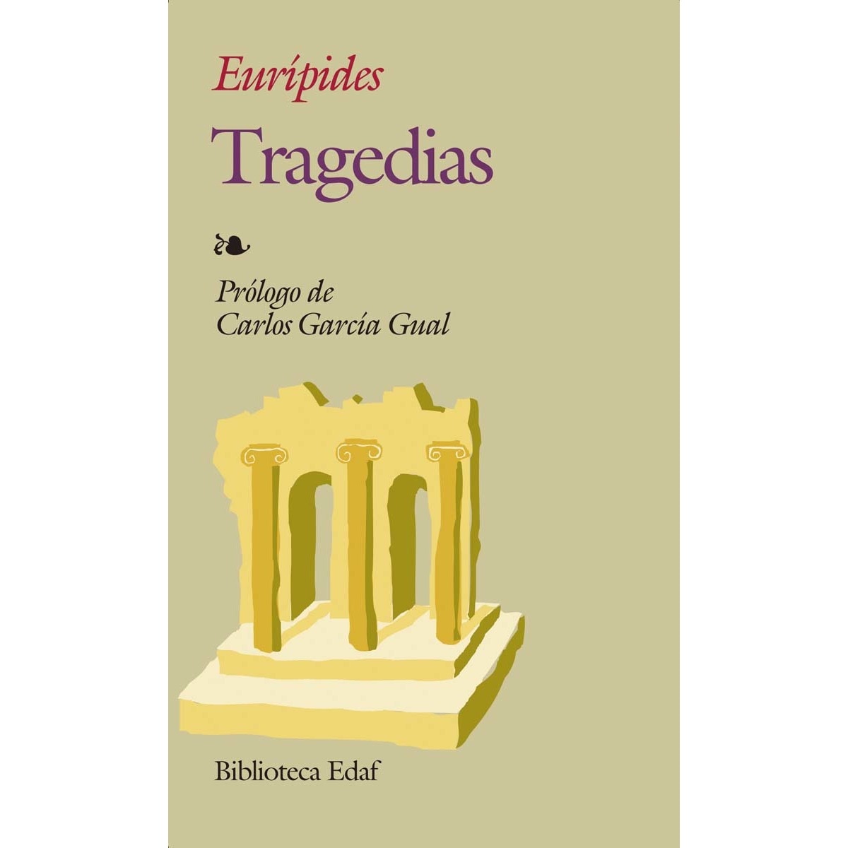 Imagen 0 de Tragedias de Eurípides  (Tapa blanda)