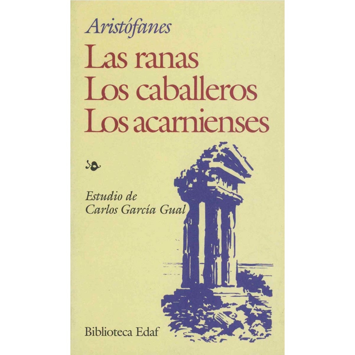 Imagem 0 de Las ranas. Los caballeros. Los acarnienses. (Capa mole)