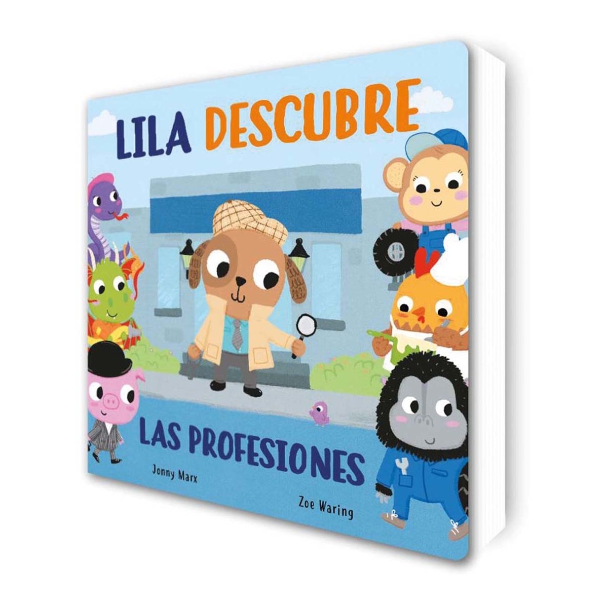 Imagem 0 de Lila descubre las profesiones (Abre y descubre. Libro de cartón con solapas)