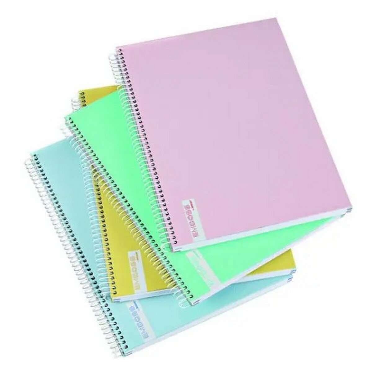 Caderno Espiral A4 Quadriculado Emboss 1
