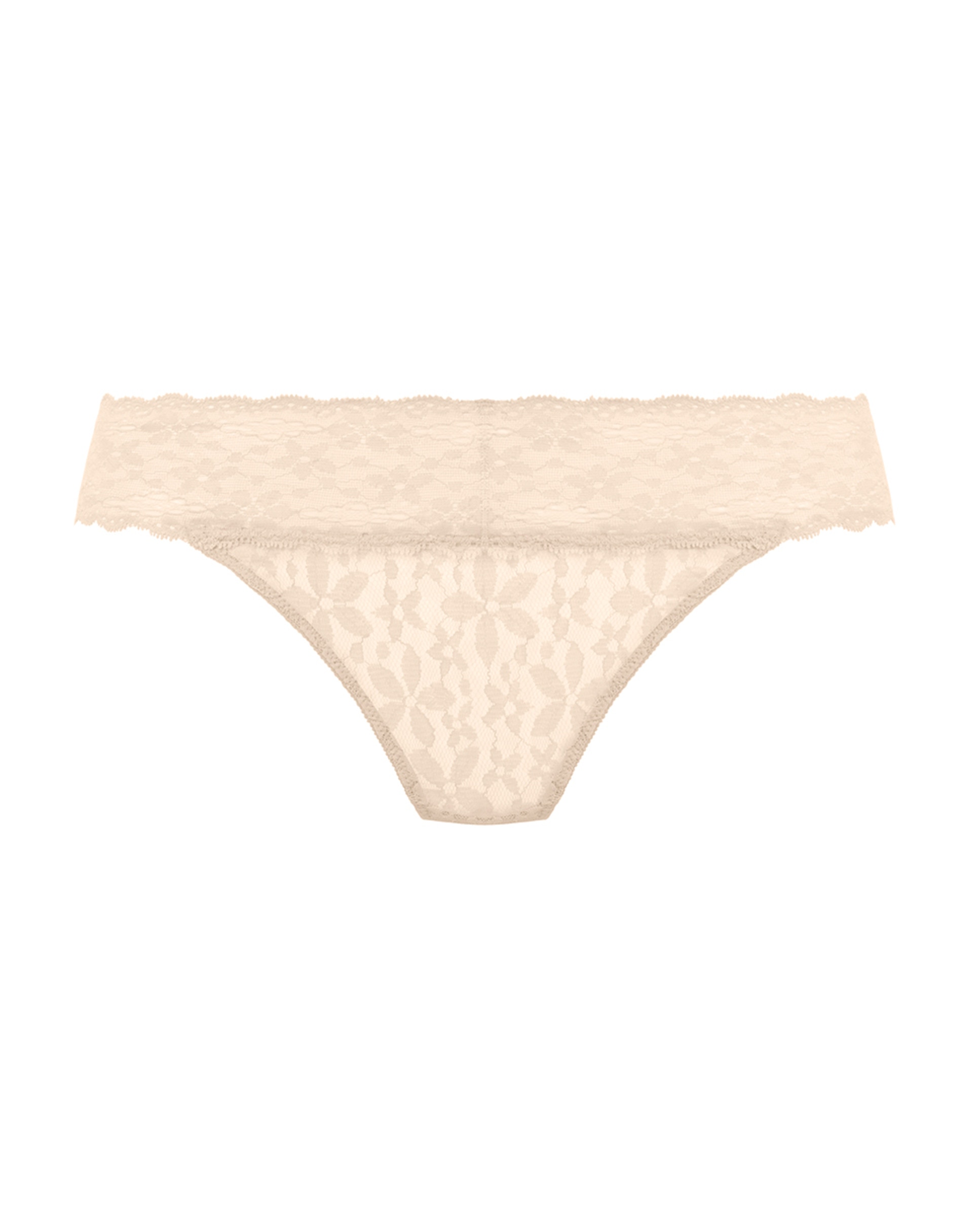 Cueca Halo Lace com Renda Floral Natural-4
