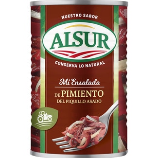 ensalada de pimiento del piquillo asado lata 355 g neto escurrido - Alsur