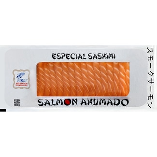 salmón ahumado corte especial sashimi envase 150 g - Ahumados Dominguez