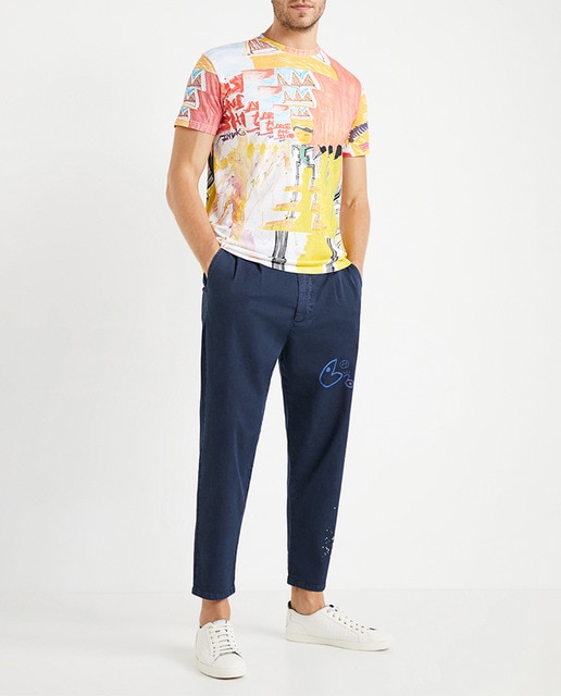 Imagen 0 de Pantalón de hombre azules regular