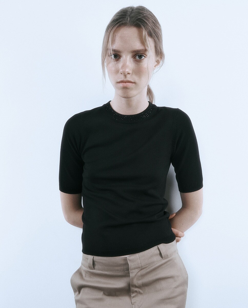 Pull manches courtes