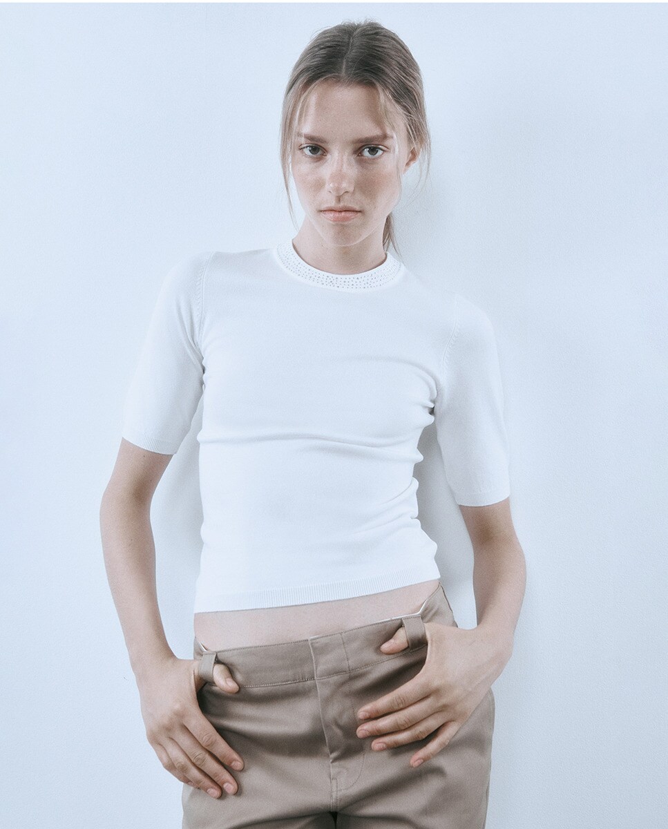 Pull manches courtes