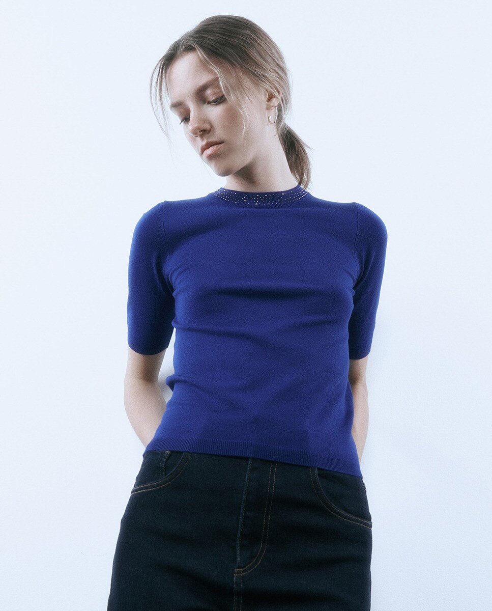 Pull manches courtes