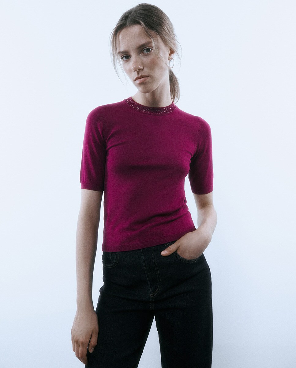 Pull manches courtes