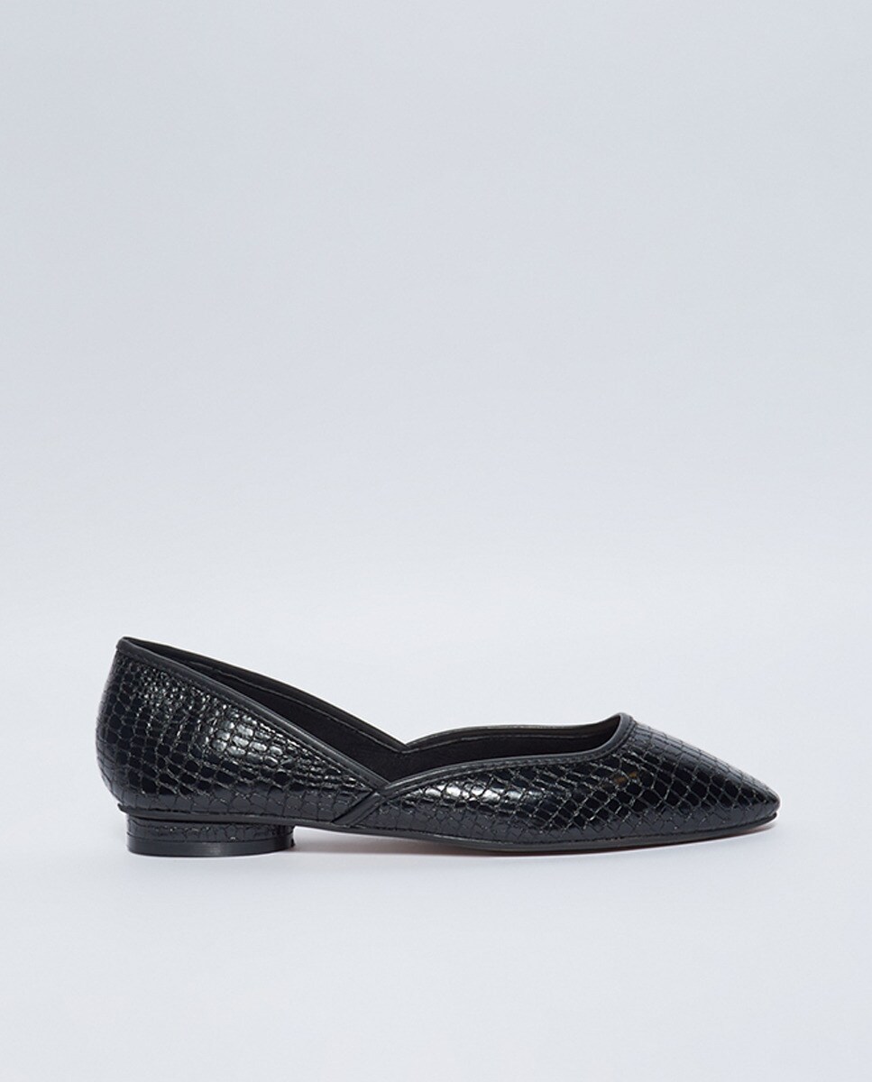 Ballerines croco
