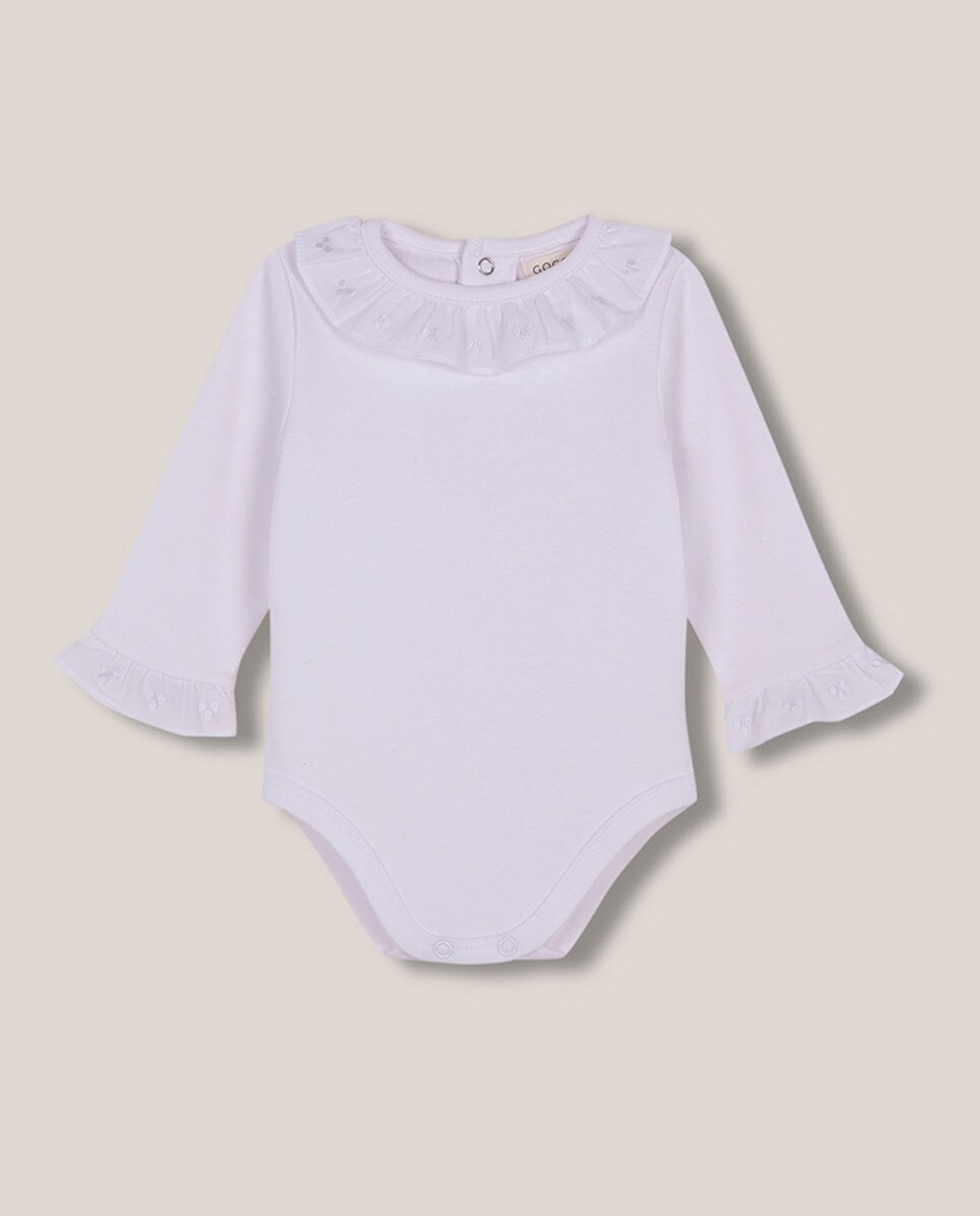 Body avec broderies sur le col