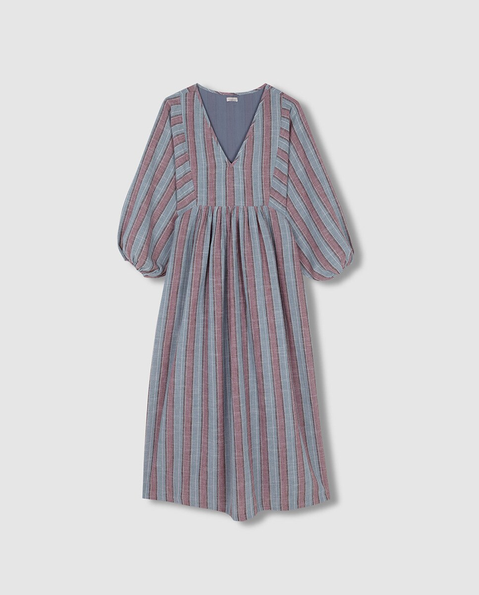 Robe longue à motif