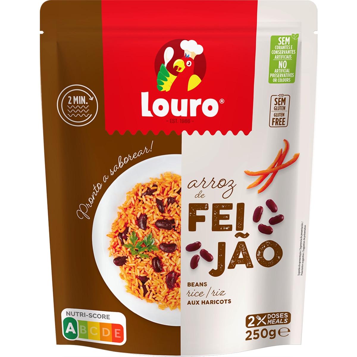 Arroz Preparado de Feijão embalagem 250 g