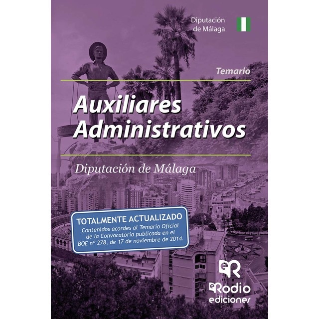 Imagem 0 de Auxiliares Administrativos de la Diputación de Málaga. Temario (Capa mole)