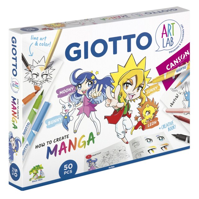 Imagen 0 de Set creativo Art lab manga Giotto