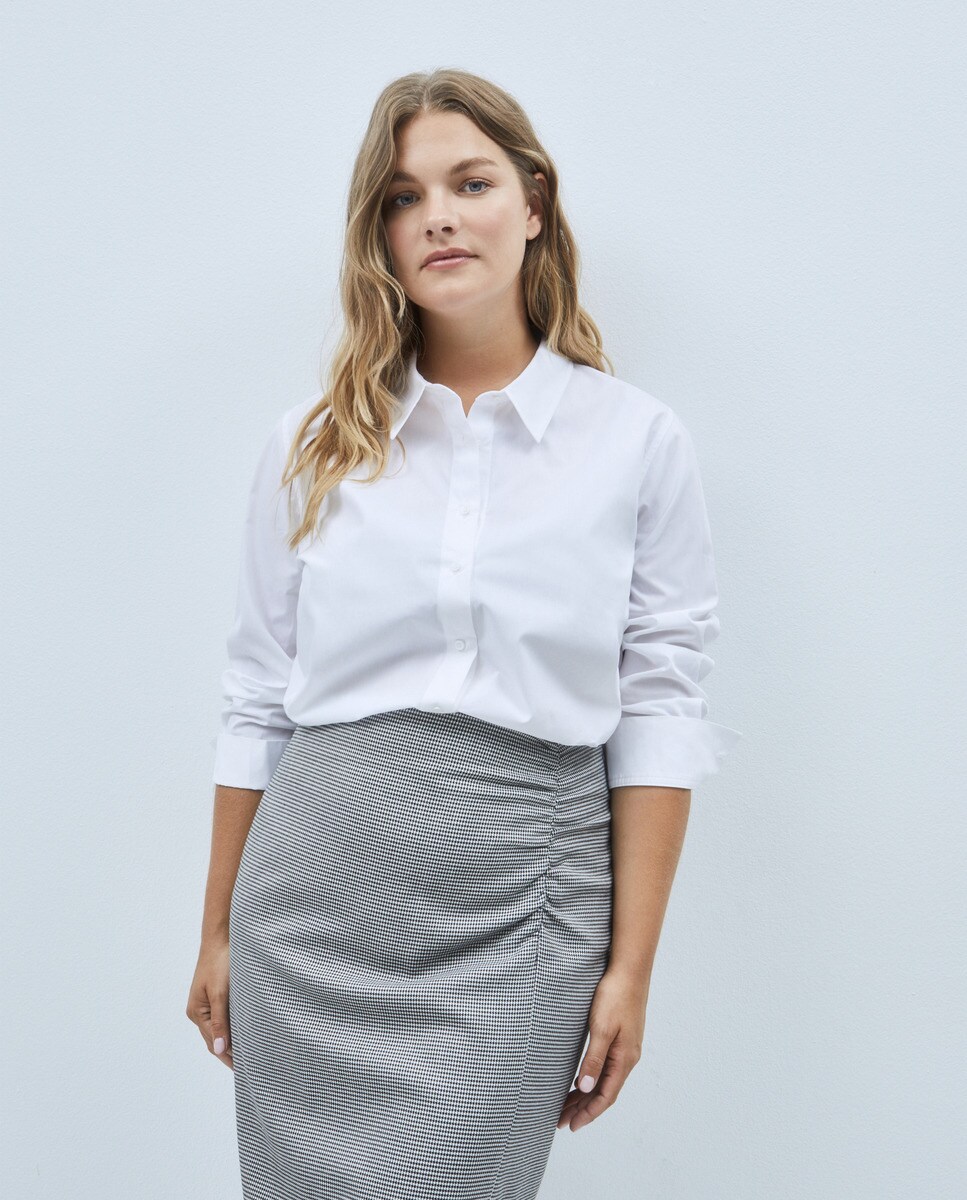 Chemise basique unie