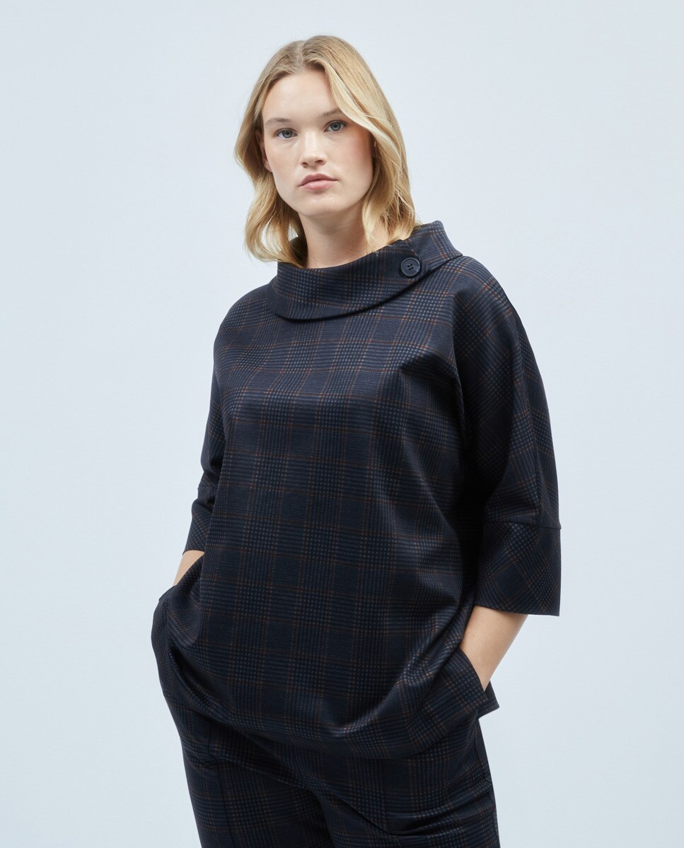 Tshirt col cheminée