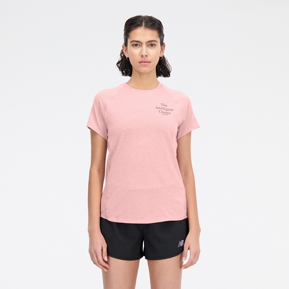 T-shirt Impact Run Rosa-claro-3