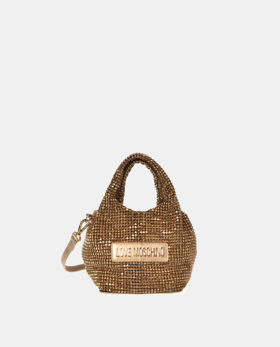 Sac à main moyen de soirée à strass