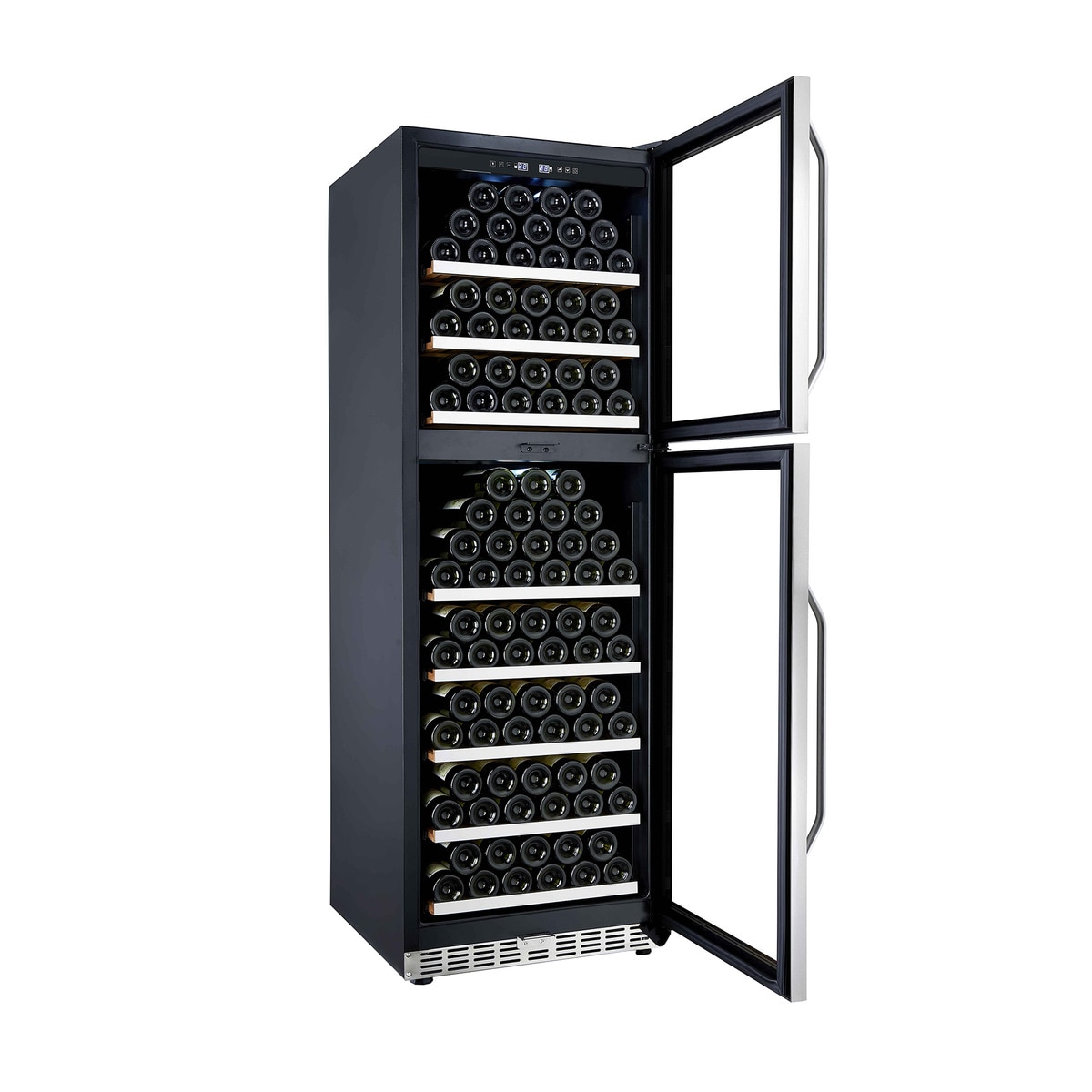 Vinoteca La Sommelière para 172 botellas -MT166DP Acero Inox-3