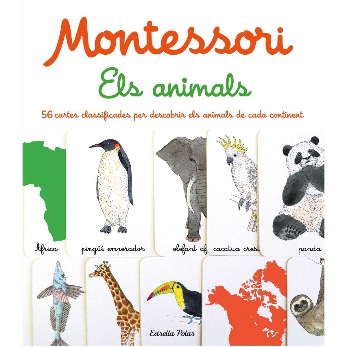 Imagem 0 de Montessori. Els animals: 1 llibre i 56 targetes