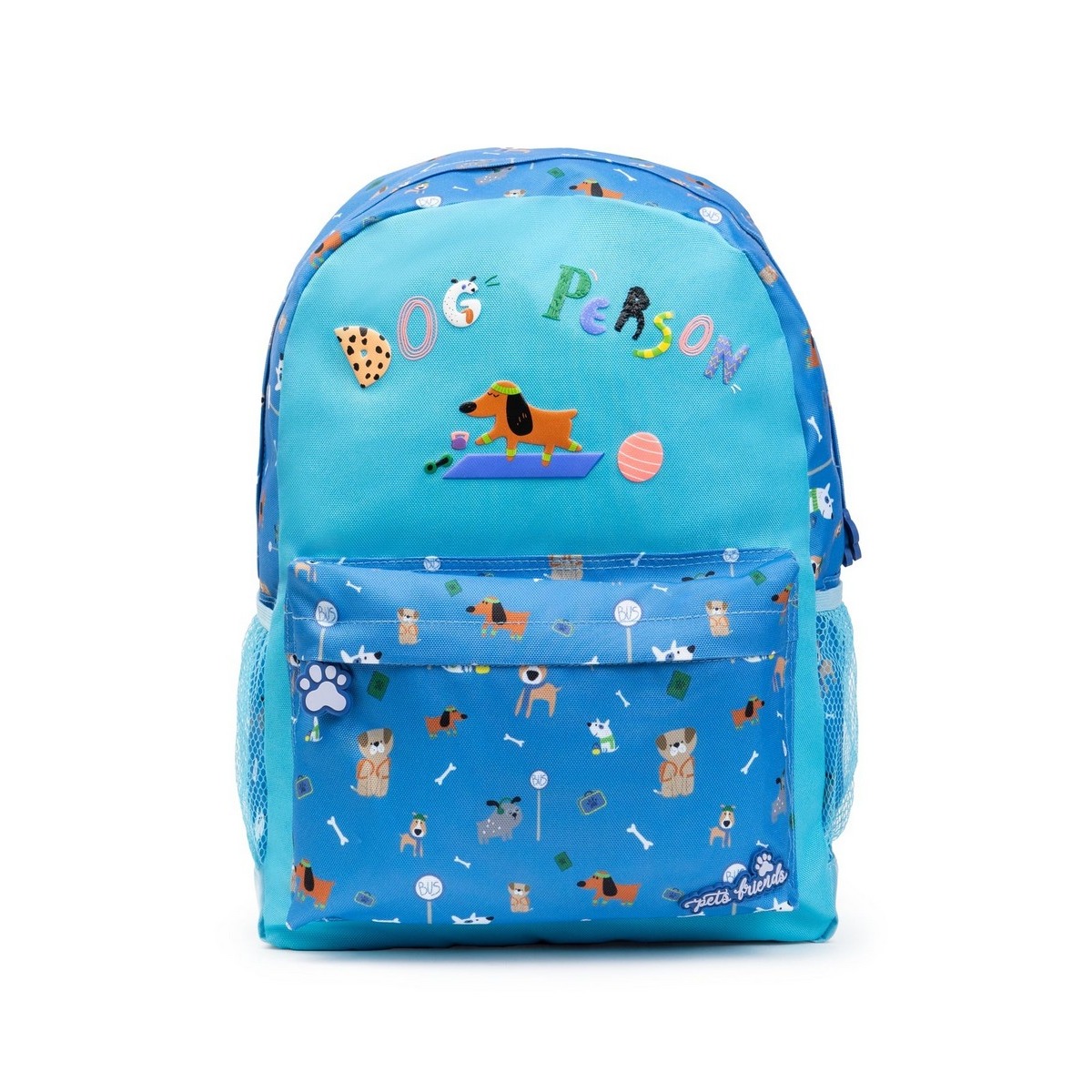 Mochila Dog Person Blue 1