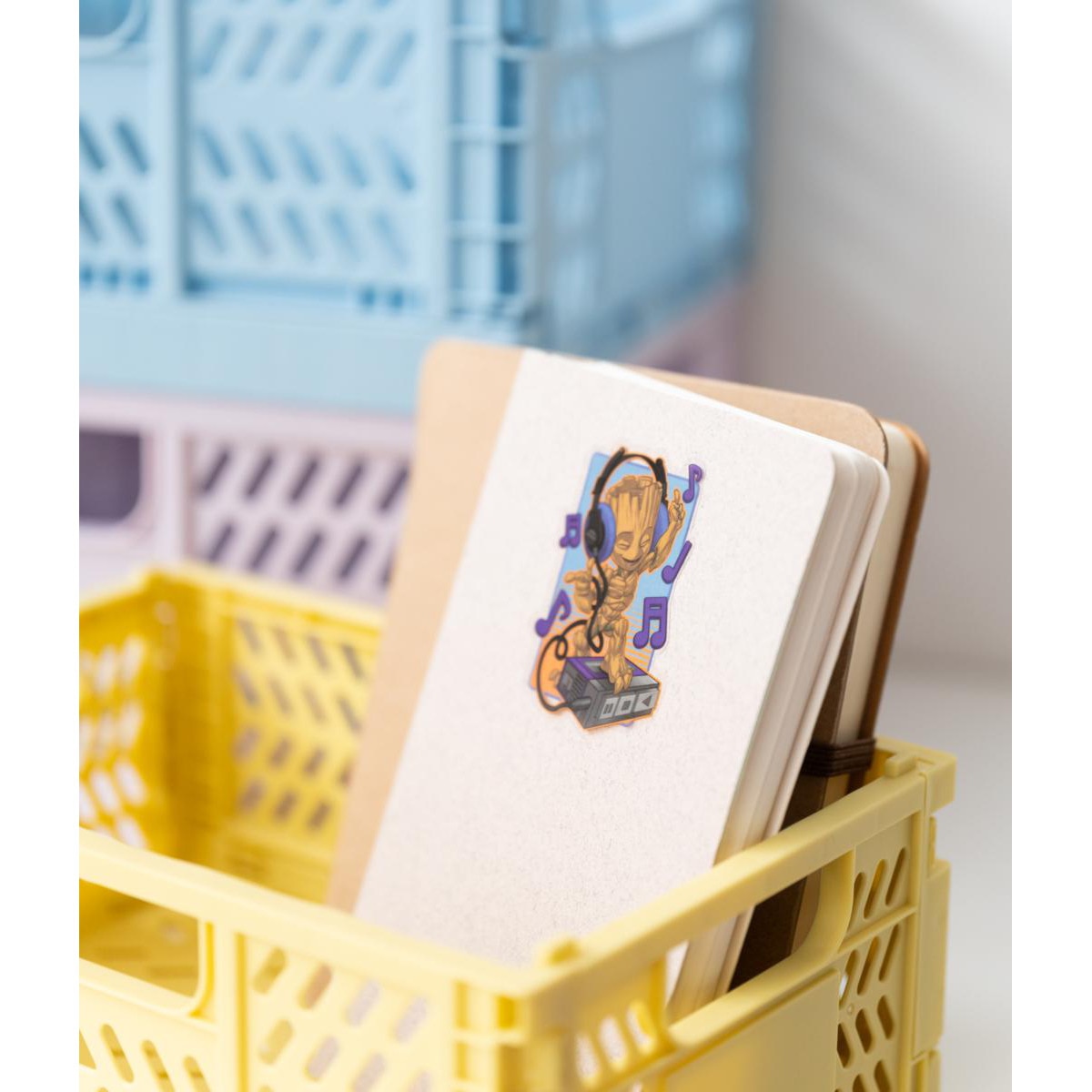 Gadget decals Marvel Groot Erik blanco Blanco/Marrón-7
