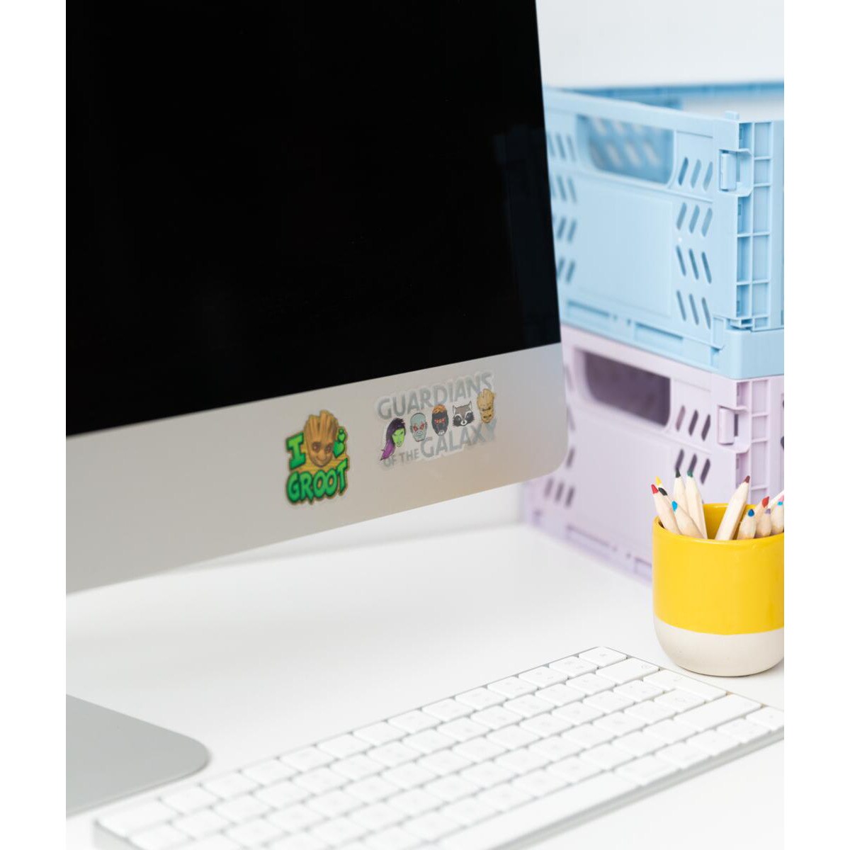 Gadget decals Marvel Groot Erik blanco Blanco/Marrón-6