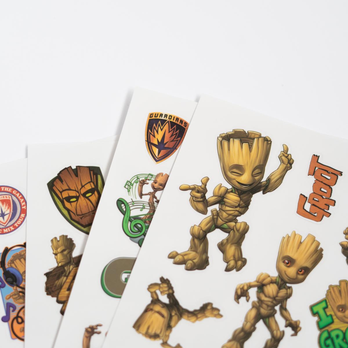 Gadget decals Marvel Groot Erik blanco Blanco/Marrón-4