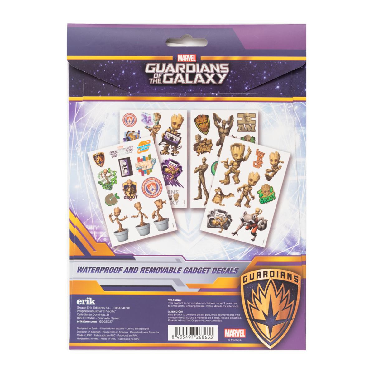 Gadget decals Marvel Groot Erik blanco Blanco/Marrón-3