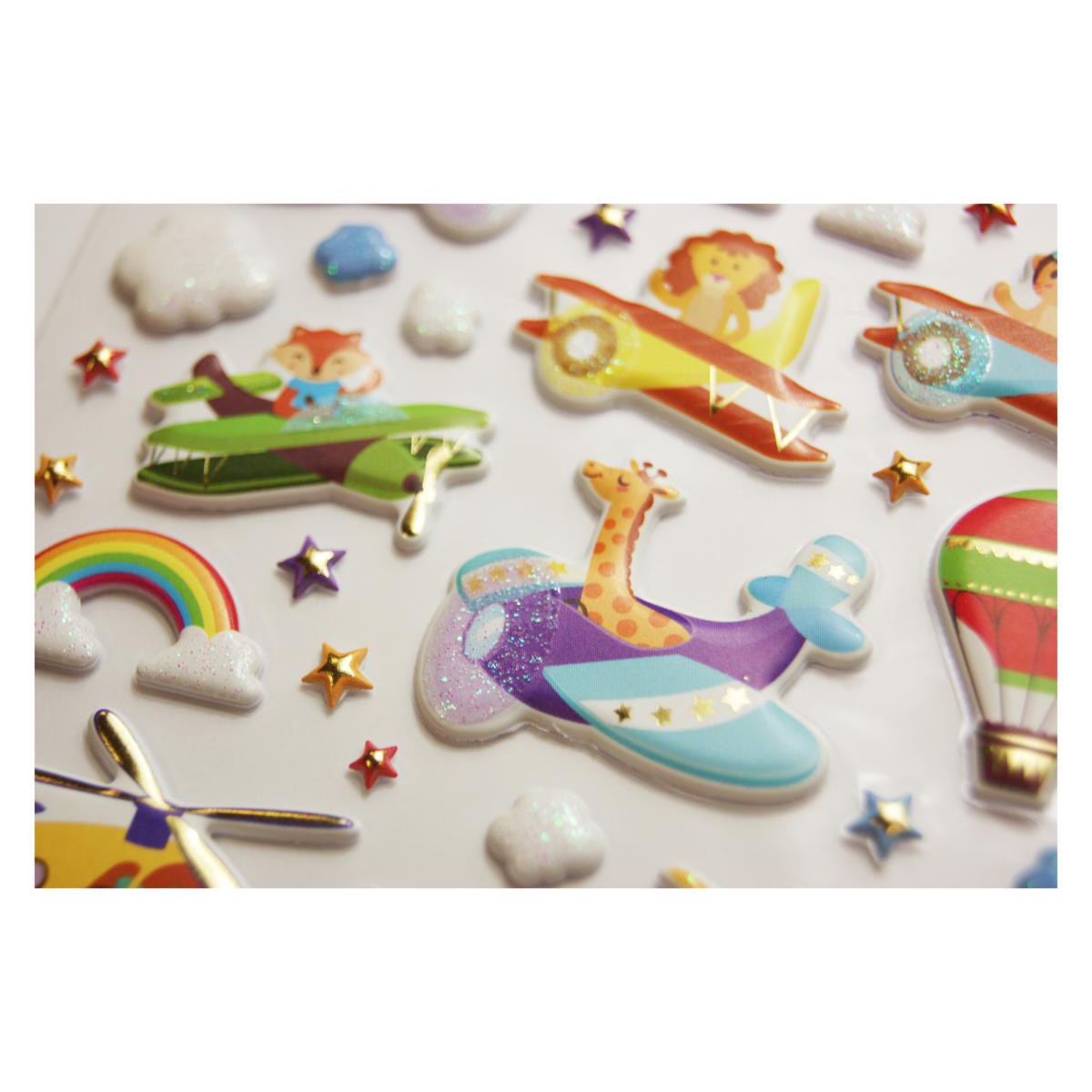Imagen 0 de Pegatinas tweeny foamy aviacion Global Gift blanco