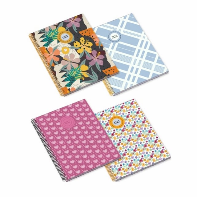 Imagem 0 de Caderno Espiral A5 Pautado Teen Moonflower