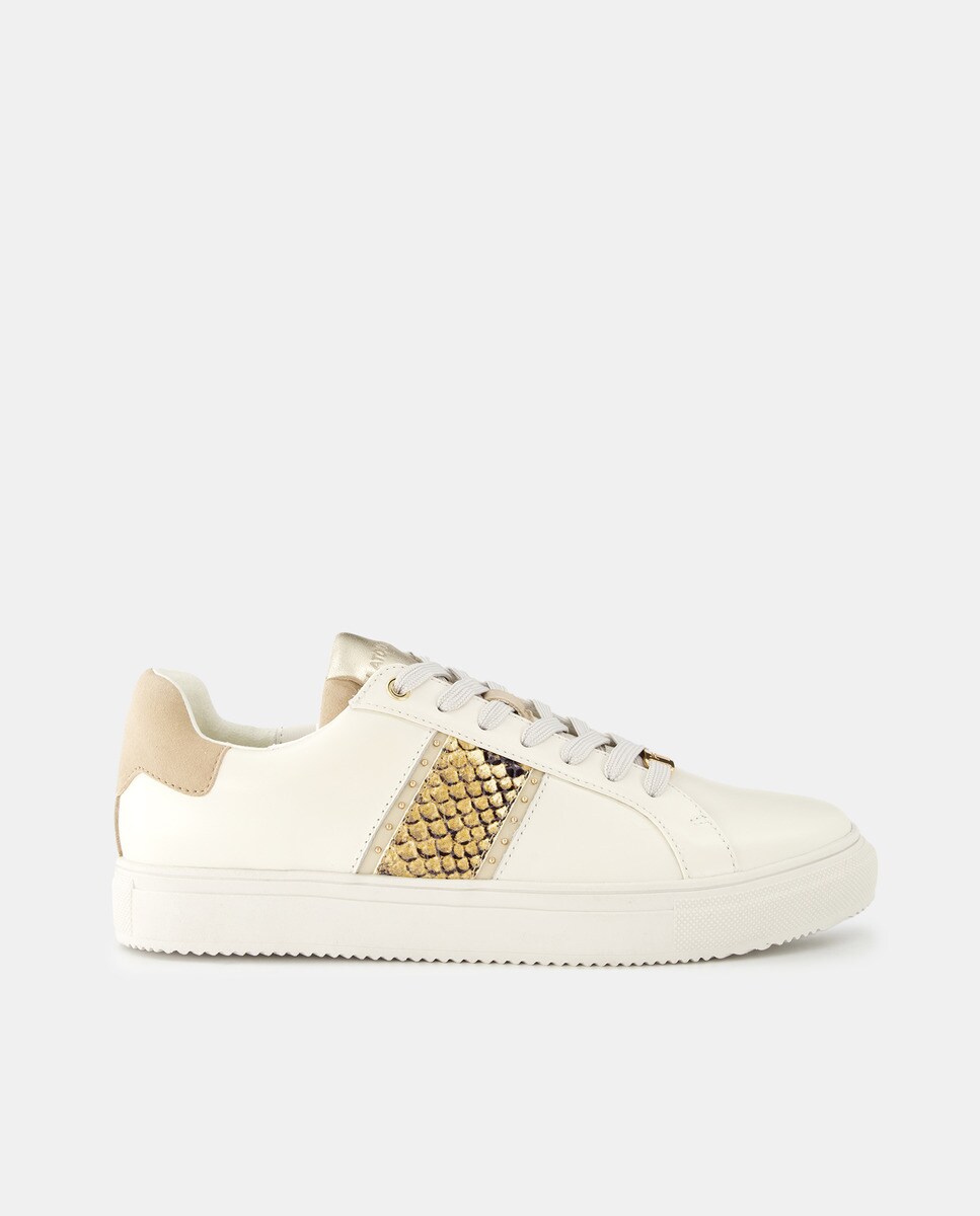 Chaussures basses animal print à semelle cuvette Ligne Comfort